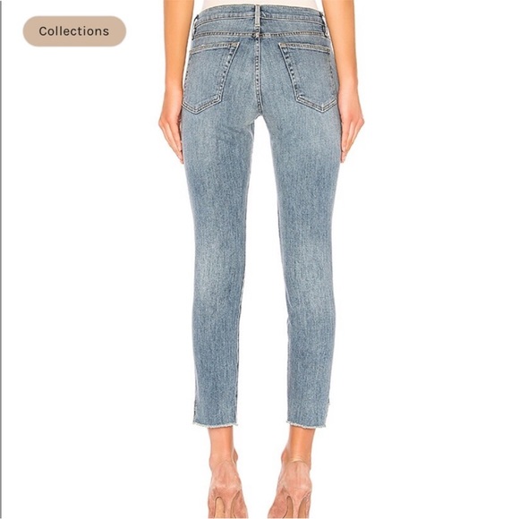 Frame Le High Straight Jeans, Beaudry Distressed Step Hem, 24 - Picture 3 of 15